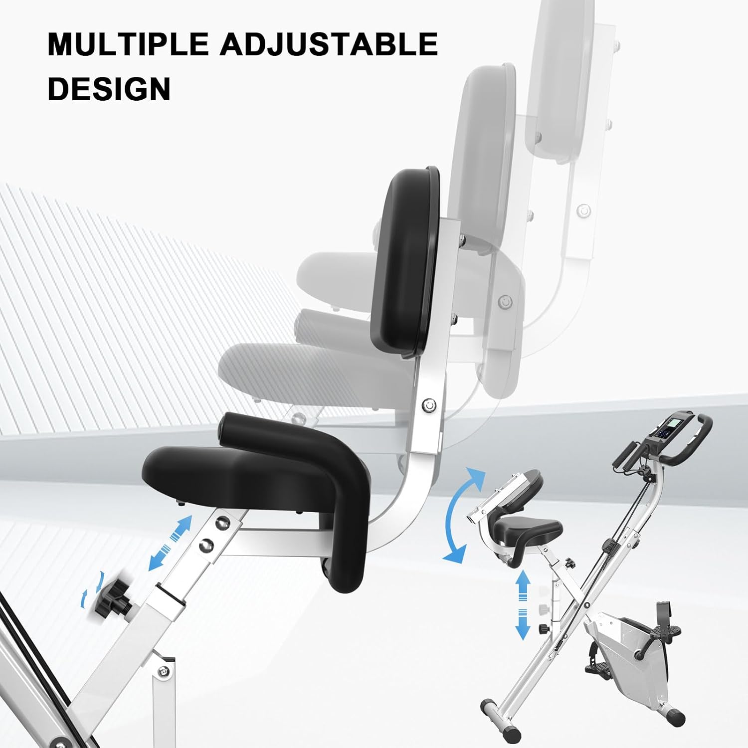 ZR 800  - Vélo d'appartement pliable  ZR 800  (FITNESS)