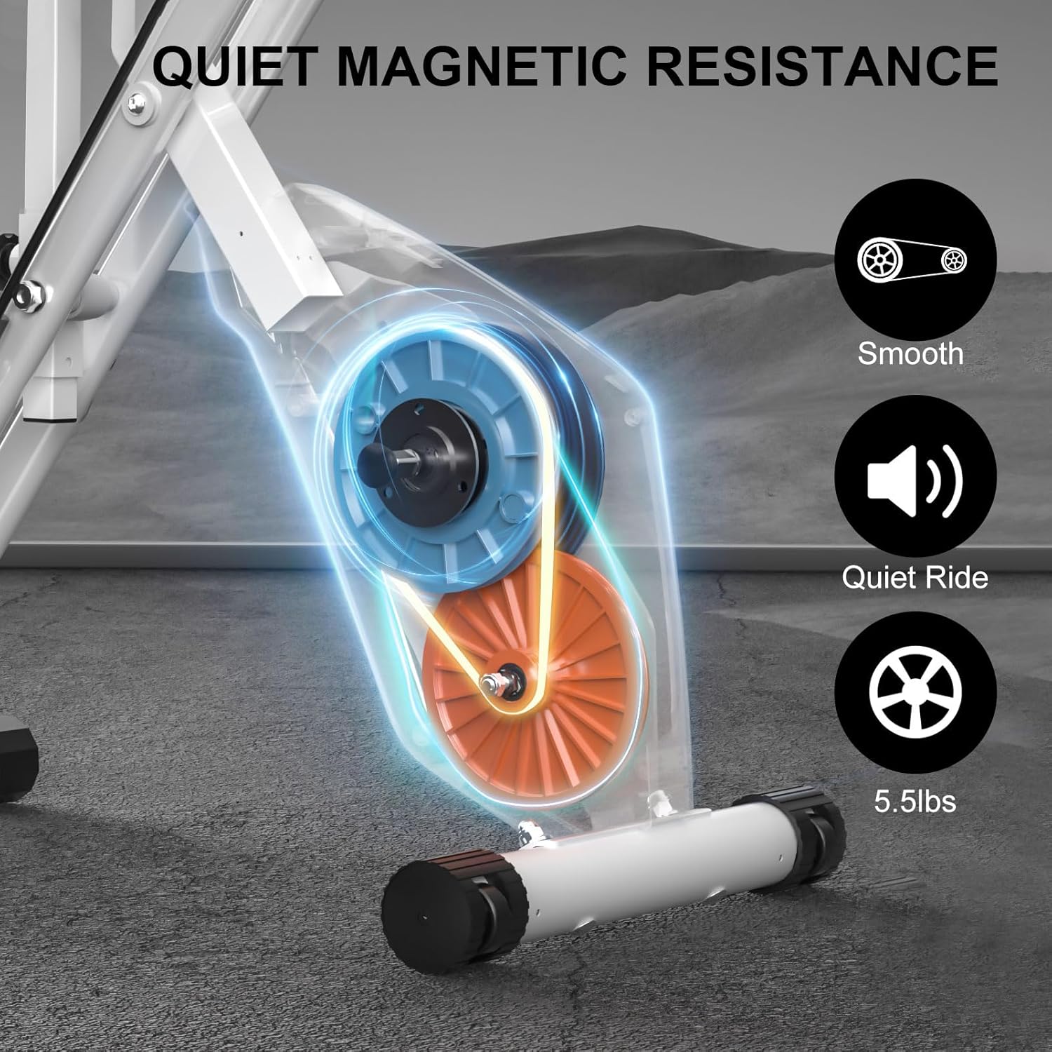 ZR 800  - Vélo d'appartement pliable  ZR 800  (FITNESS)