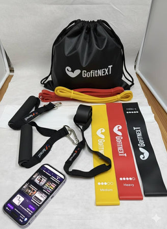 Pack de 6 élastiques fitness  ( PowerFit) + Application HomaFit